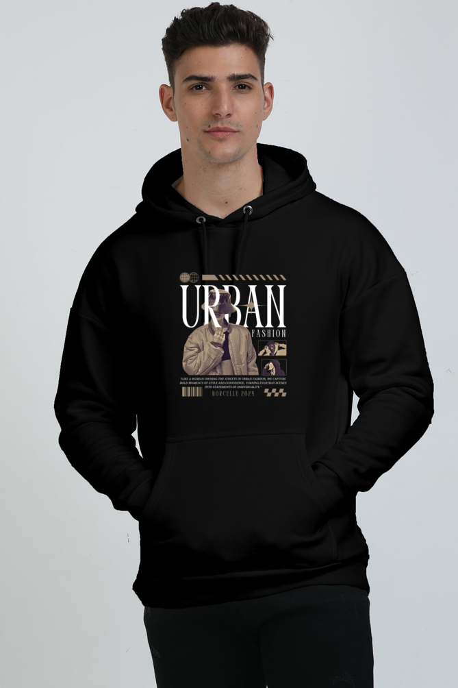 Oversized Hooded Sweatshirt – Unisex, Trendy, and Comfortable